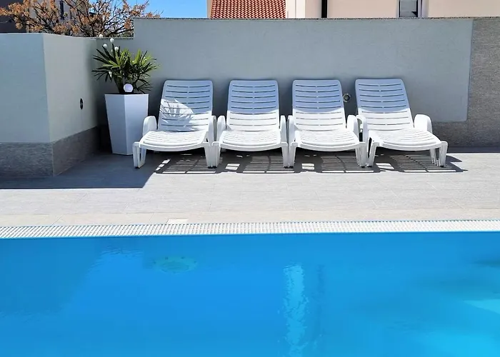 Le Mare - Pool, Sandstrand Apartament Privlaka (Zadar)